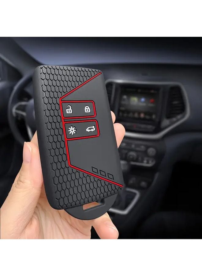 Black Key Case Cover For Renault Captur Arkana Kadjar Koleos Megane Austral Zoe Clio Dacia Sandero - Image 1